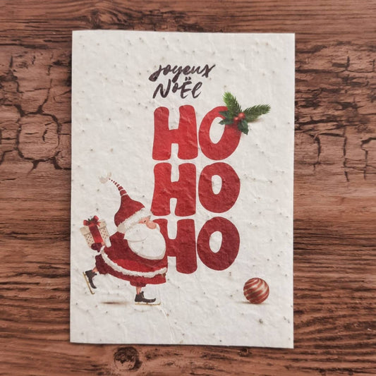 Carte à planter - Ho Ho Ho, Joyeux Noël